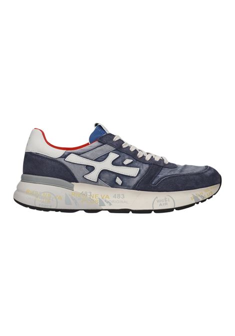 Sneakers Premiata Mick 8006 in pelle e nylon blu PREMIATA | Scarpe | MICK VAR8006